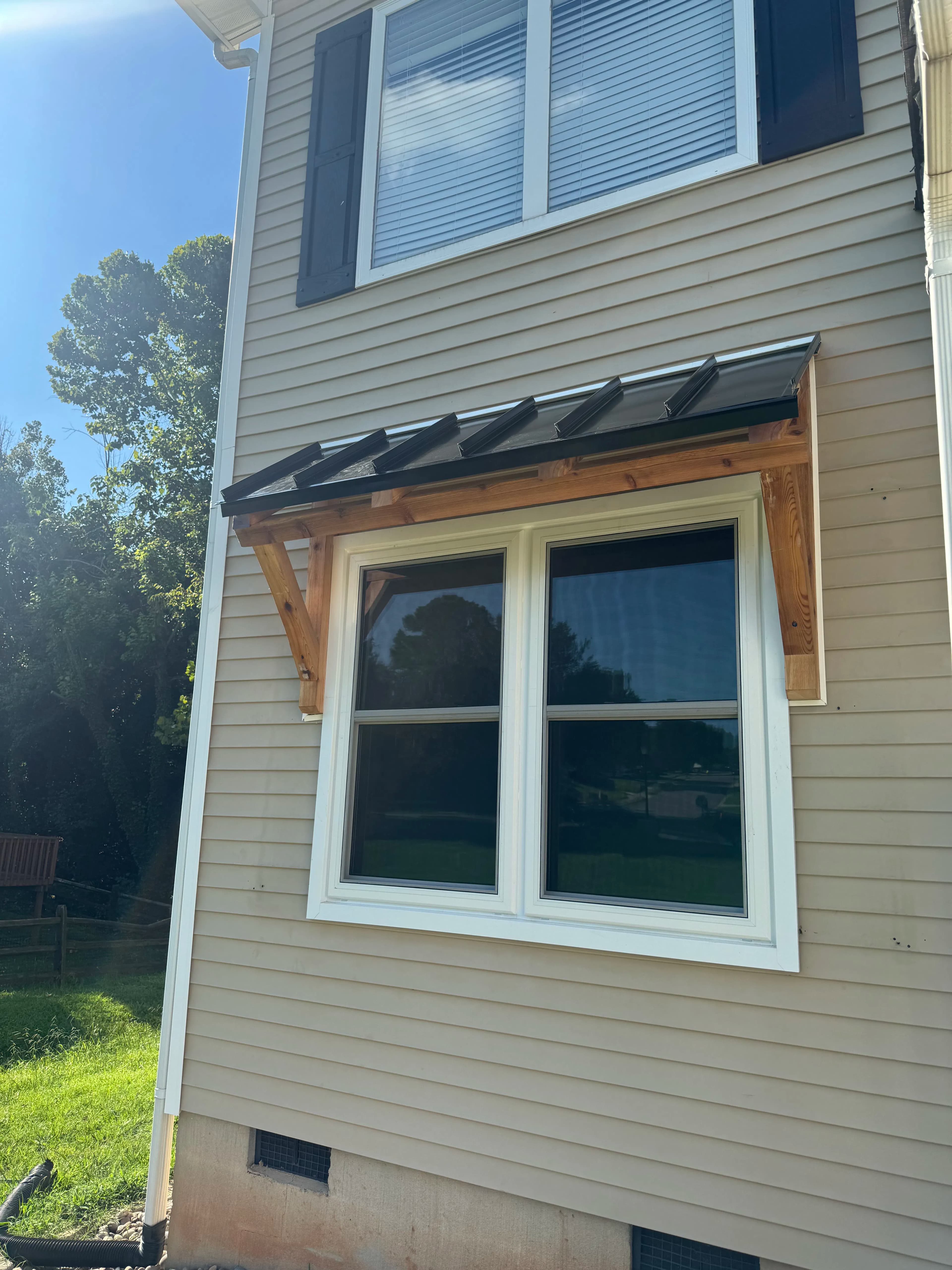 Project A Wood and Metal Window Awning That Works as Hard as It Looks image