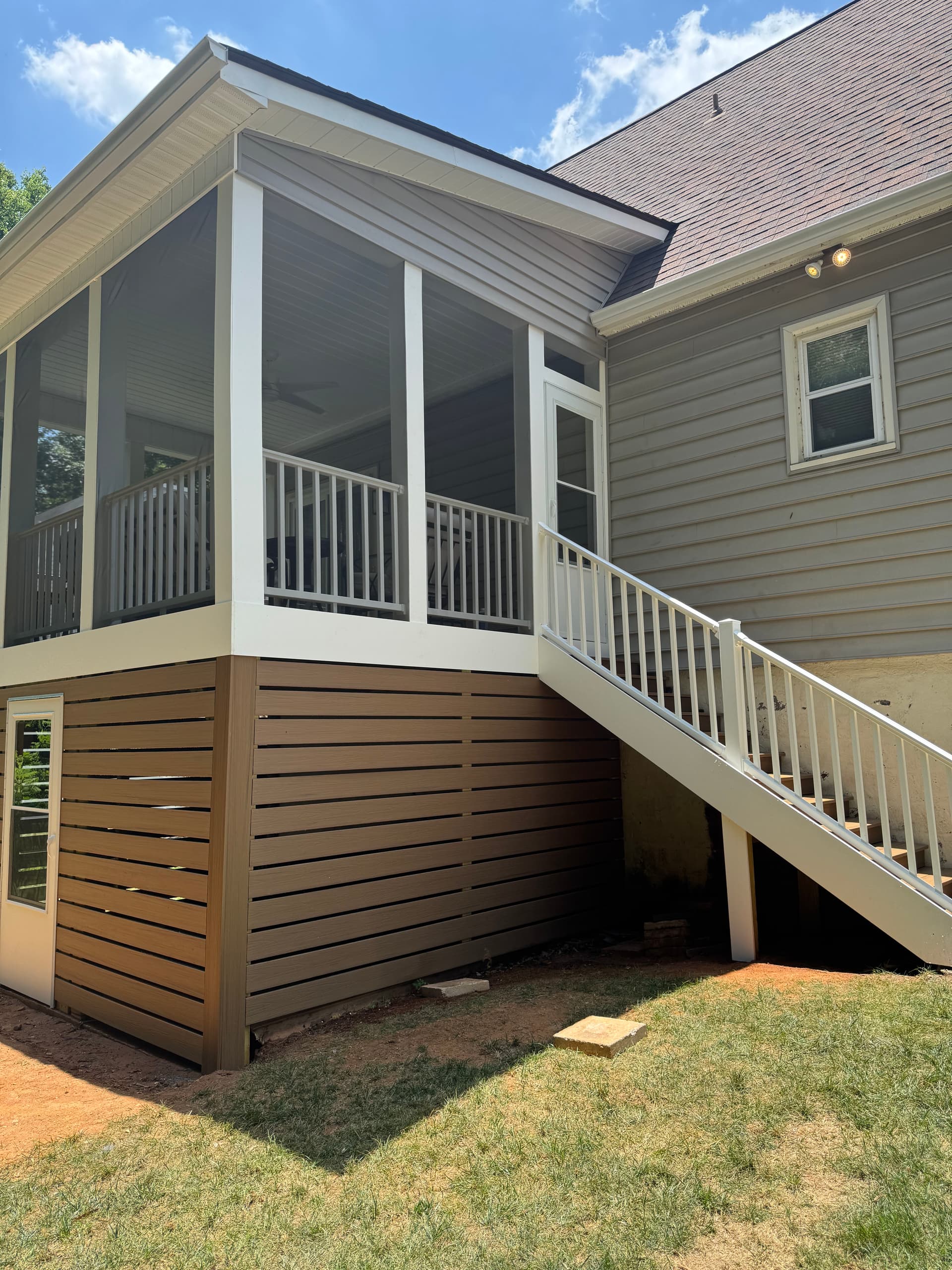 Gallery photos for Composite Deck and Screened Porch Build in Winston-Salem: Image #1