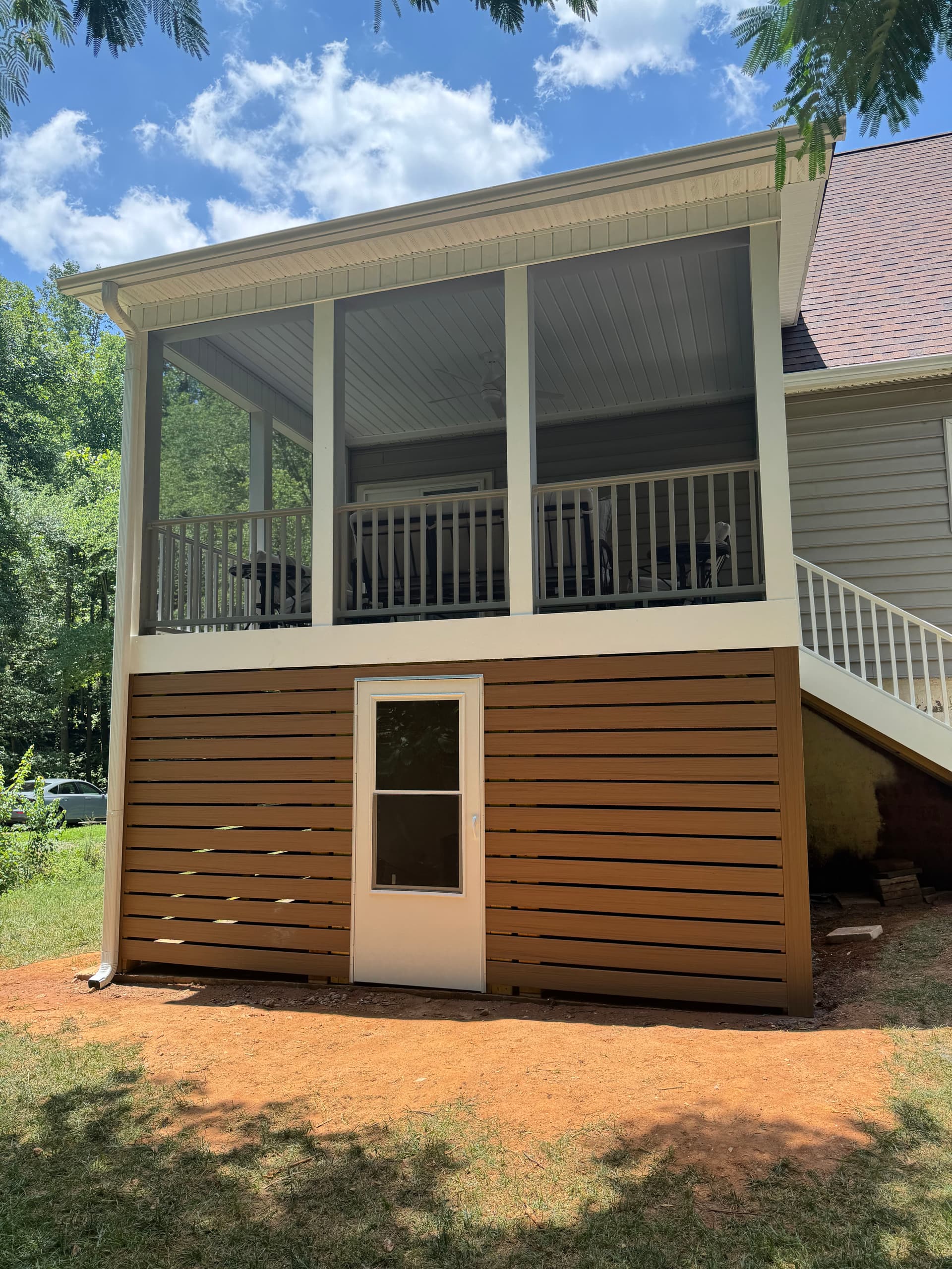 Composite Deck and Screened Porch Build in Winston-Salem image